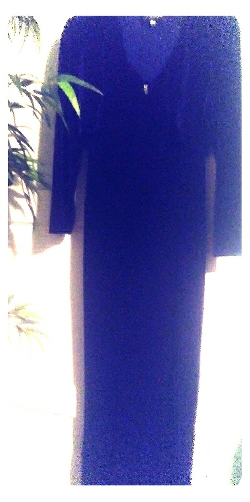 Long dress and shrug jacket 90s